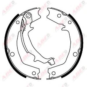 Комплект тормозных колодок, стояночная тормозная система ABE