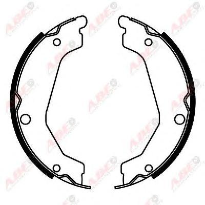 Комплект тормозных колодок, стояночная тормозная система ABE