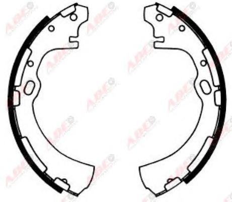Комплект тормозных колодок ABE