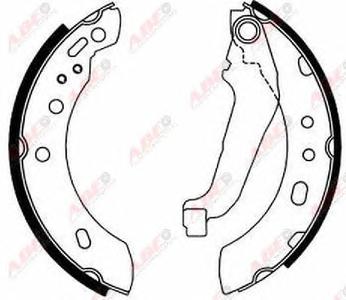 Комплект тормозных колодок ABE