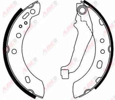 Комплект тормозных колодок ABE