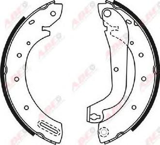 Комплект тормозных колодок ABE C01046ABE