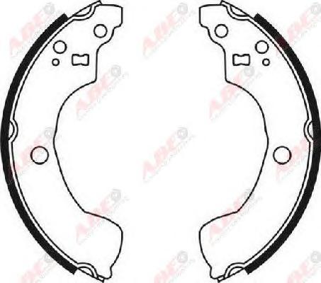 Комплект тормозных колодок ABE