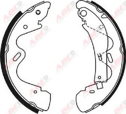 Комплект тормозных колодок ABE