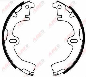 Комплект тормозных колодок ABE