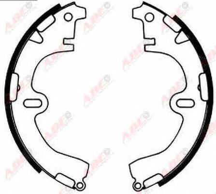 Комплект тормозных колодок ABE