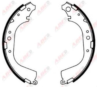 Комплект тормозных колодок ABE C02039ABE