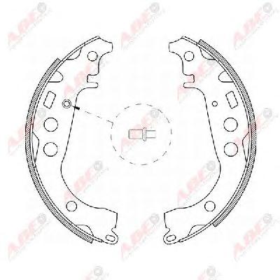 Комплект тормозных колодок ABE