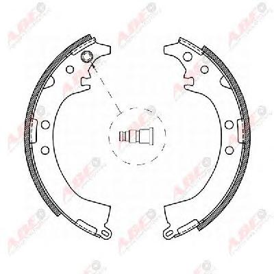 Комплект тормозных колодок ABE