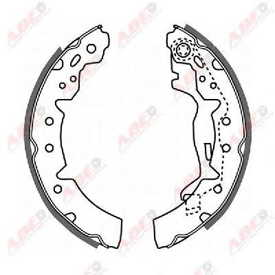 Комплект тормозных колодок ABE