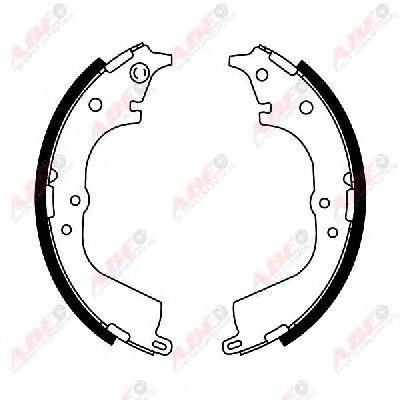 Комплект тормозных колодок ABE