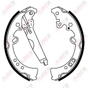 Комплект тормозных колодок ABE