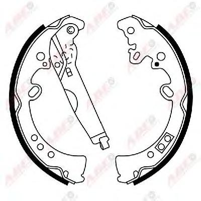 Комплект тормозных колодок ABE