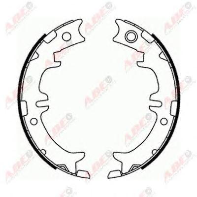 Комплект тормозных колодок, стояночная тормозная система ABE