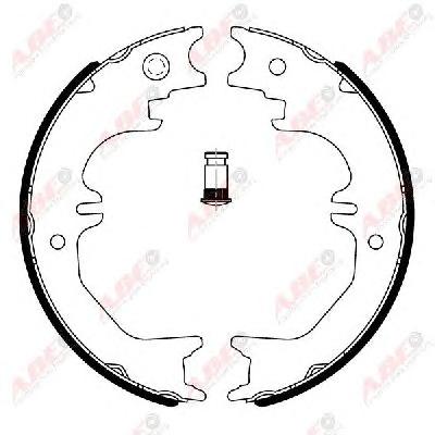 Комплект тормозных колодок, стояночная тормозная система ABE