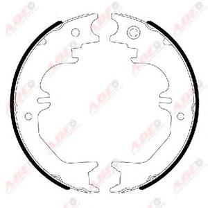 Комплект тормозных колодок, стояночная тормозная система ABE