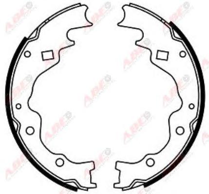 Комплект тормозных колодок ABE