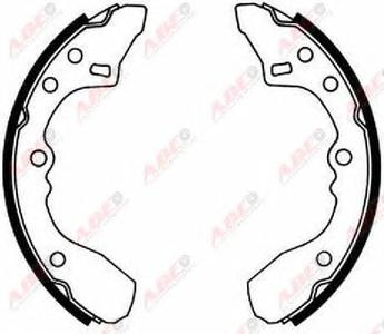 Комплект тормозных колодок ABE
