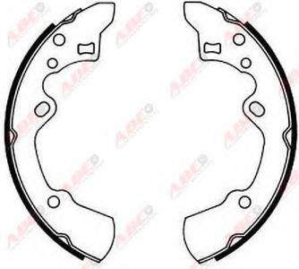 Комплект тормозных колодок ABE