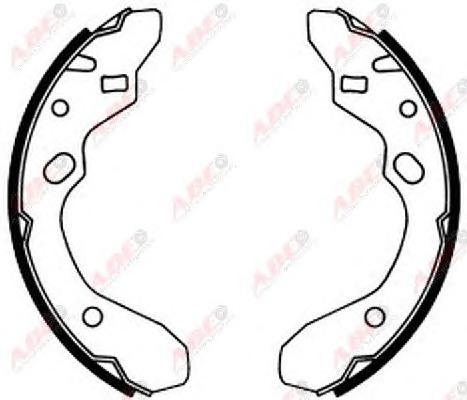 Комплект тормозных колодок ABE