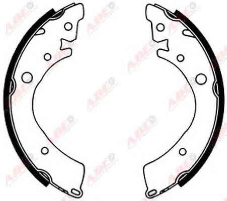 Комплект тормозных колодок ABE