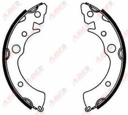 Комплект тормозных колодок ABE