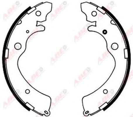 Комплект тормозных колодок ABE