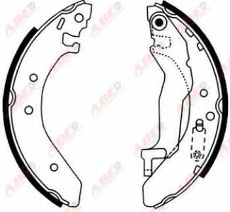 Комплект тормозных колодок ABE