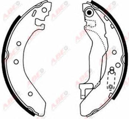 Комплект тормозных колодок ABE