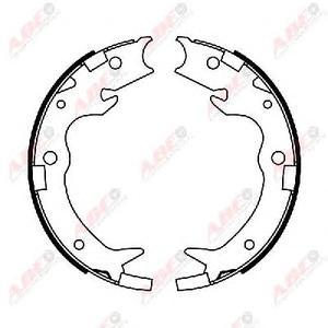 Комплект тормозных колодок, стояночная тормозная система ABE C04019ABE