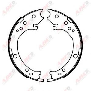 Комплект тормозных колодок, стояночная тормозная система ABE C04020ABE