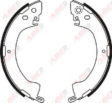 Комплект тормозных колодок ABE