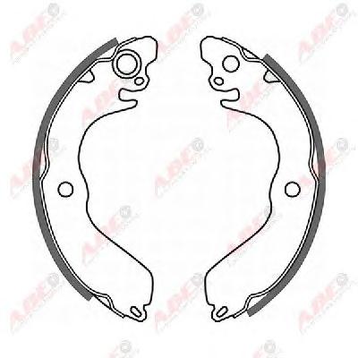 Комплект тормозных колодок ABE