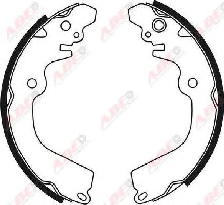 Комплект тормозных колодок ABE