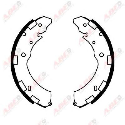 Комплект тормозных колодок ABE
