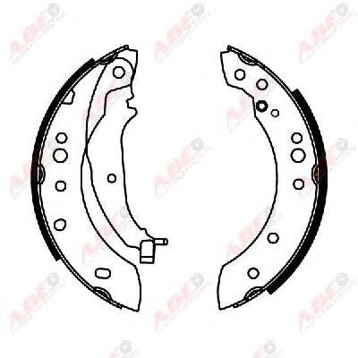 Комплект тормозных колодок ABE