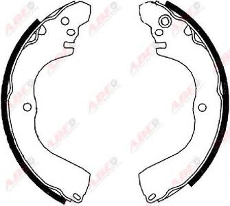 Комплект тормозных колодок ABE C05064ABE