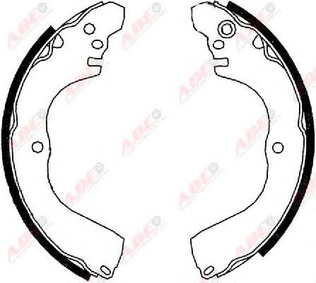 Комплект тормозных колодок ABE