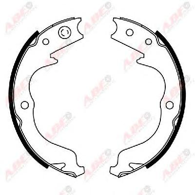 Комплект тормозных колодок, стояночная тормозная система ABE