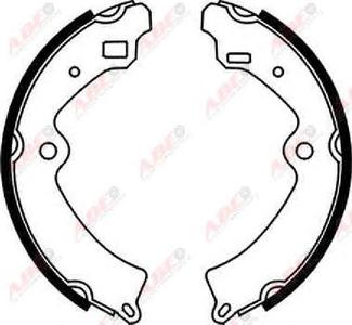 Комплект тормозных колодок ABE