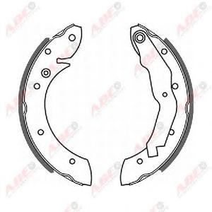 Комплект тормозных колодок ABE C0B005ABE