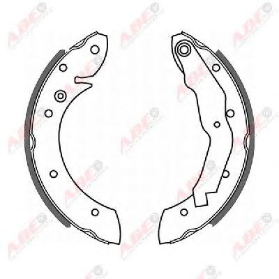 Комплект тормозных колодок ABE