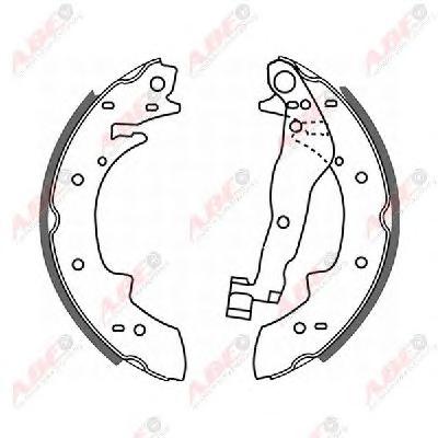 Комплект тормозных колодок ABE