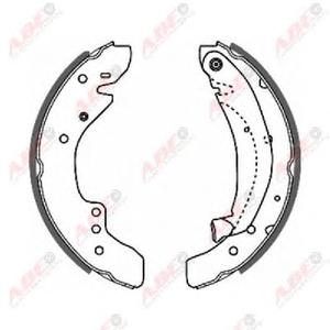 Комплект тормозных колодок ABE C0C010ABE
