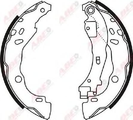 Комплект тормозных колодок ABE