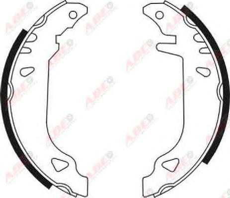 Комплект тормозных колодок ABE