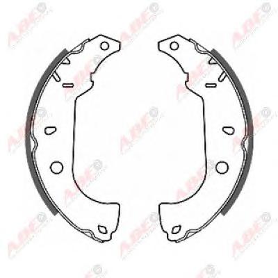 Комплект тормозных колодок ABE