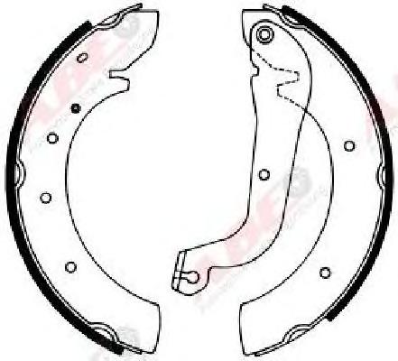 Комплект тормозных колодок ABE