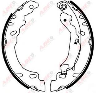 Комплект тормозных колодок ABE