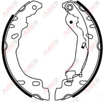 Комплект тормозных колодок ABE